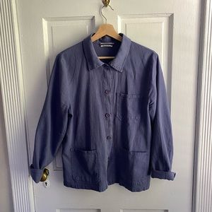 Lacausa blue-purple chore jacket, lightweight material, size M, great condition!
